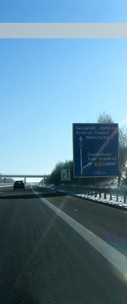 Gute Fahrt zum  Gasthaus R&uuml;bezahl